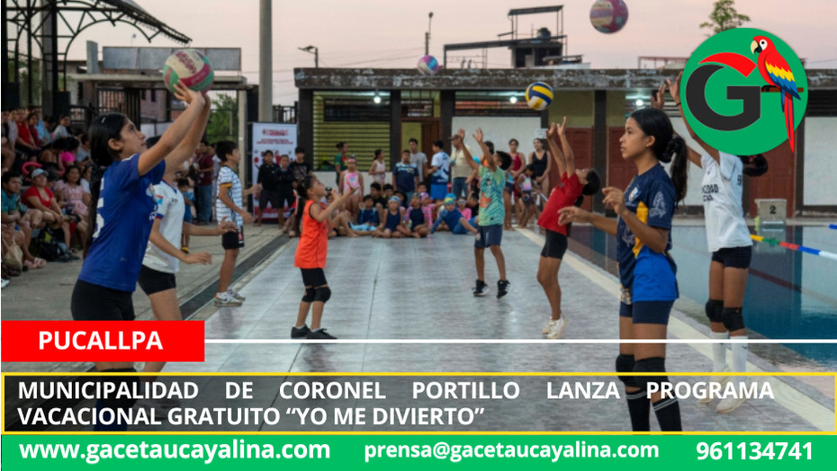 Municipalidad de Coronel Portillo lanza programa vacacional gratuito "Yo Me Divierto"