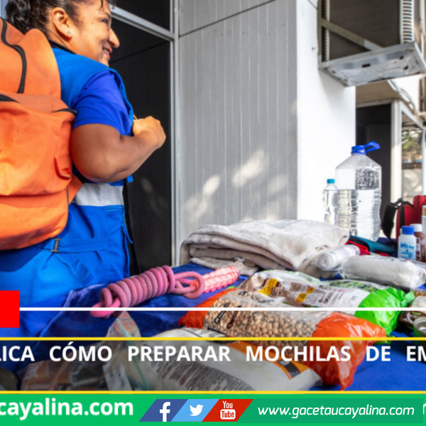 EsSalud explica cómo preparar mochilas de emergencia ante sismos