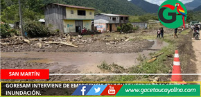 Goresam interviene de emergencia en Aguas Verdes tras severa inundación.
