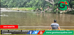 Joven desaparece mientras se bañaba en peligrosa poza del Cumbaza.