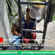 Municipalidad retira estructura ilegal y restaura barandilla del boulevard.