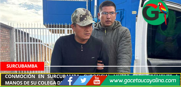 Conmoción en Surcubamba: suboficial muere presuntamente a manos de su colega dentro de comisaría.