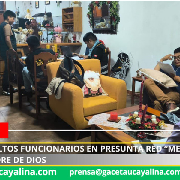 Megaoperativo anticorrupción desarticula a los presuntos “Mecánicos Ediles” en Tambopata 