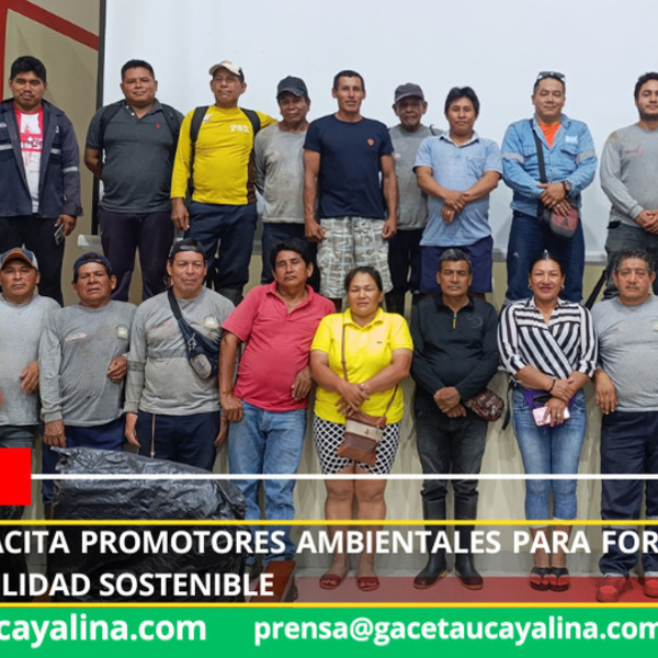 Sepahua capacita promotores ambientales para fortalecer áreas verdes y movilidad sostenible