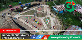 Nuevo parque infantil en Contamana a punto de convertirse realidad moderna