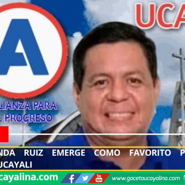 Edwin Miranda Ruiz emerge como favorito para diputado en Ucayali
