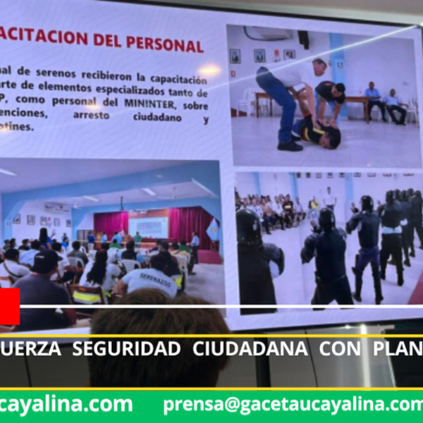 Pucallpa refuerza seguridad ciudadana con plan Navidad y Año Nuevo