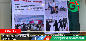 Pucallpa refuerza seguridad ciudadana con plan Navidad y Año Nuevo