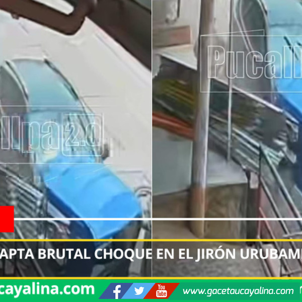 Camioneta pierde control y provoca múltiple colisión en Pucallpa