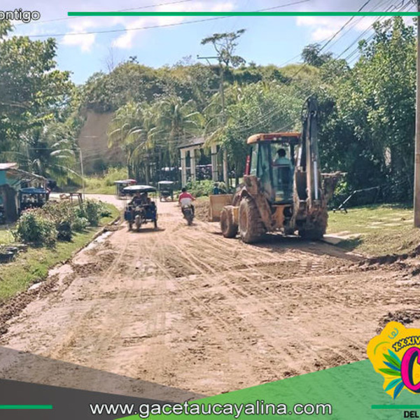 Municipalidad de la Provincia de Ucayali limpia calles Petro Perú y José Olaya