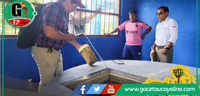 Consejero Regional Bonilla inspecciona sistema de agua en Sol Naciente en Curimana