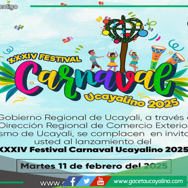 Carnaval 2025 se lanza con danzas y música en vivo en Yarinacocha