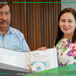 Janet Castagne entrega proyecto de electrificación a Electro Ucayali