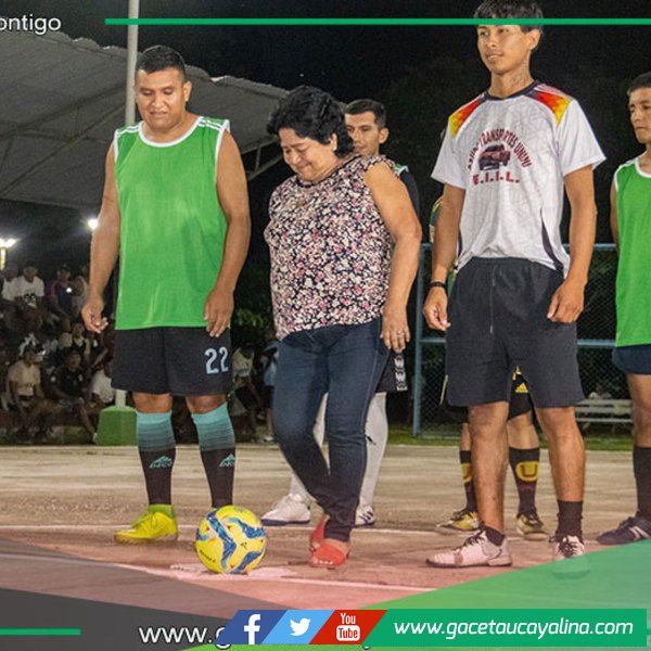 Municipalidad de Atalaya inaugura torneo con 25 equipos participantes