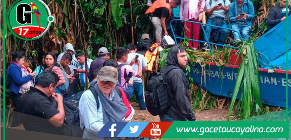 Embarcación naufraga con más de 140 pasajeros en ruta Satipo - Atalaya