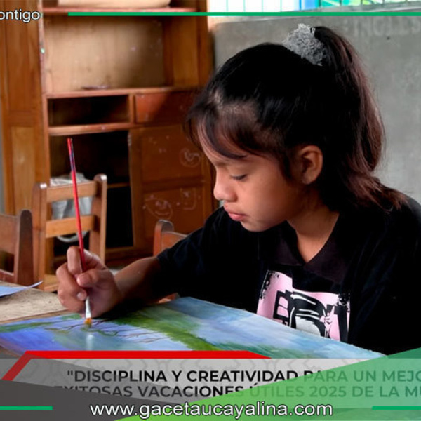 Talleres “ACTÍVATE Y PÁSALA BIEN 2025” promueven arte y disciplina en Sepahua