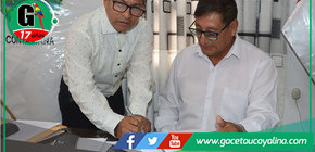 Alcalde de la Provincia de Ucayali firma convenio para Casa Materna