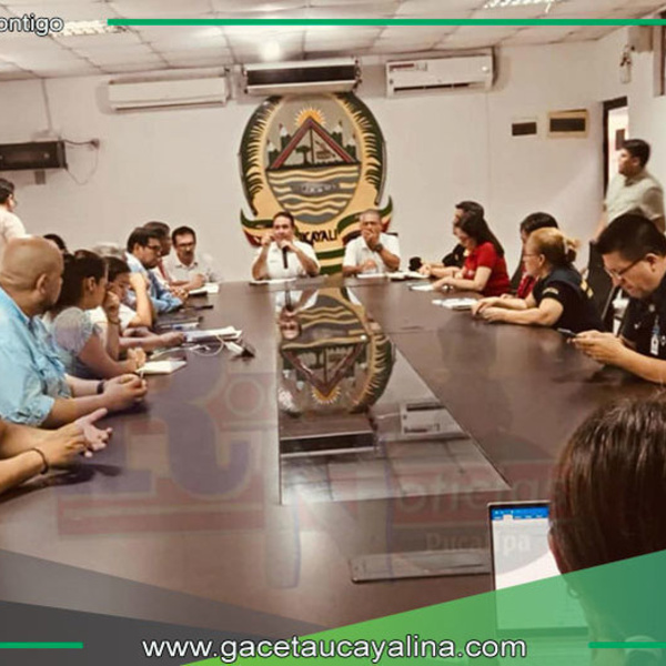CORESEC implementa estrategias contra la inseguridad en Pucallpa