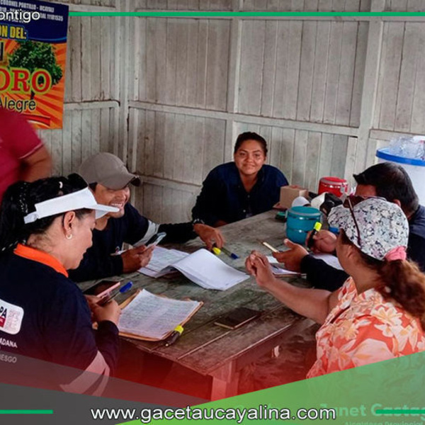 Empadronan a 263 familias afectadas por lluvias en Bajo Ucayali