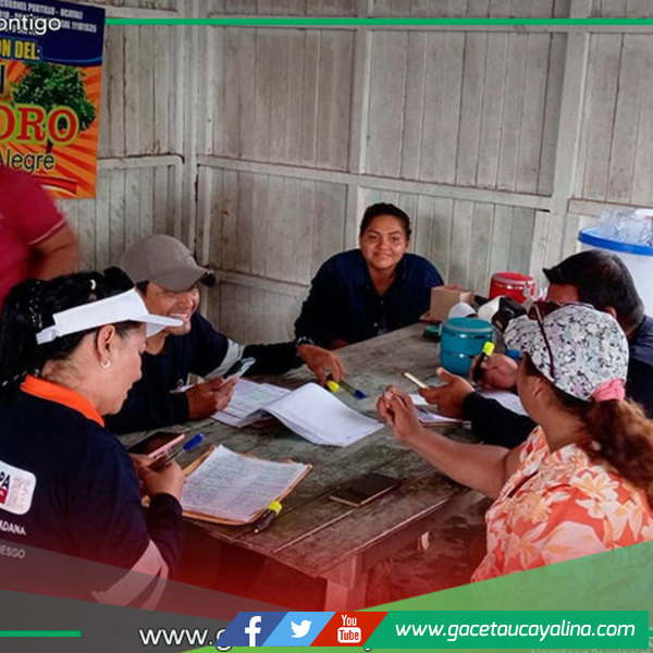 Empadronan a 263 familias afectadas por lluvias en Bajo Ucayali