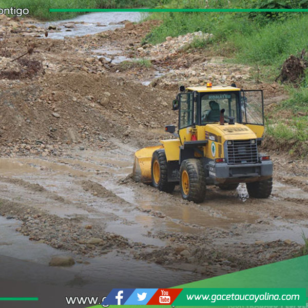 Atalaya intensifica limpieza de quebradas para evitar inundaciones