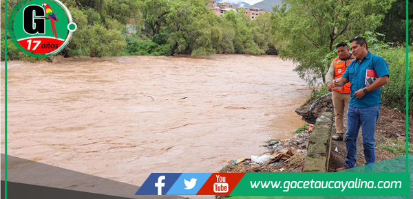 Gobierno Regional de Huánuco monitorea puntos críticos por crecida de Río Huallaga