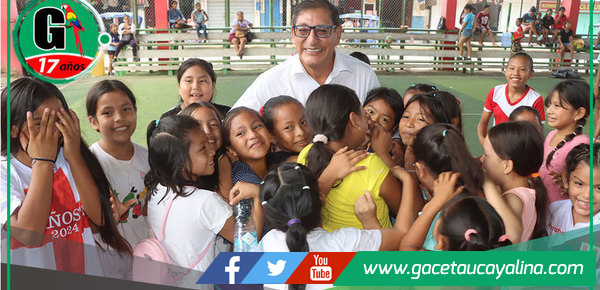 Cientos de niños disfrutan actividades recreativas y culturales en Contamana
