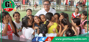 Cientos de niños disfrutan actividades recreativas y culturales en Contamana