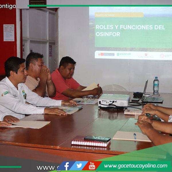 Municipalidad de Ucayali y OSINFOR fortalecen gestión sostenible de bosques