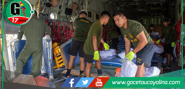 Gobierno Regional de Ucayali envía 7 toneladas de ayuda a damnificados de Atalaya