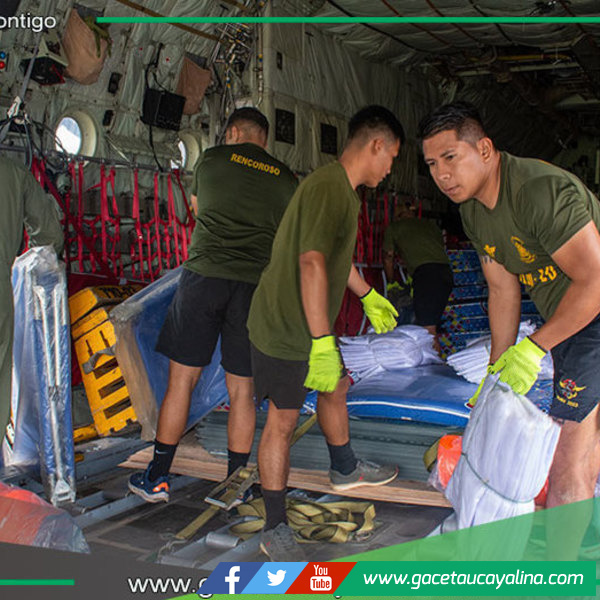 Gobierno Regional de Ucayali envía 7 toneladas de ayuda a damnificados de Atalaya