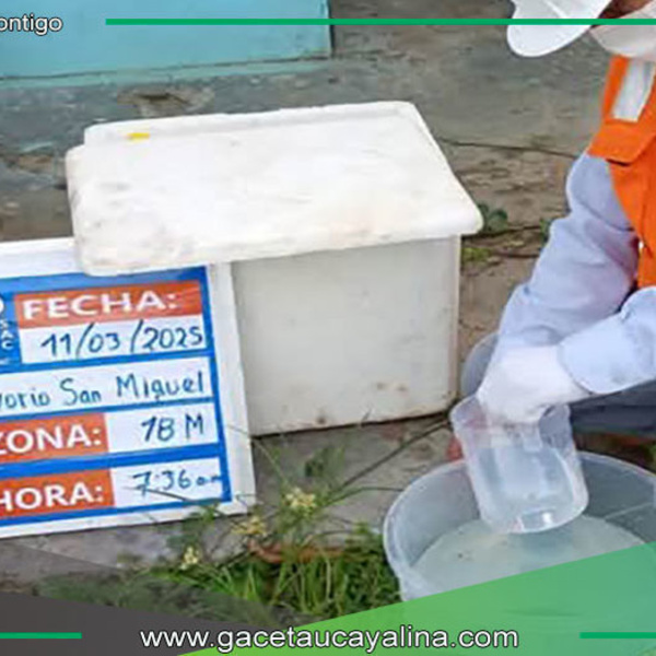 Municipalidad provincial de Ucayali - Contamana evalúa potabilidad en ocho comunidades