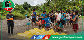 Municipalidad de Atalaya lleva kits a comunidades inundadas