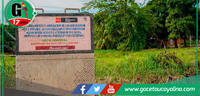 MPCP instala placas de señalización en terrenos destinados al proyecto integral de agua y desagüe