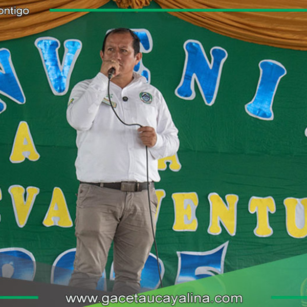 Gerente Territorial de Atalaya en inicio de clases anuncia inversión educativa