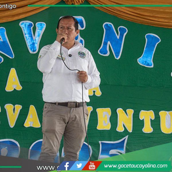 Gerente Territorial de Atalaya en inicio de clases anuncia inversión educativa