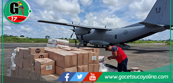 Trasladan más de 24 tn. de productos para servicio alimentario escolar en Ucayali