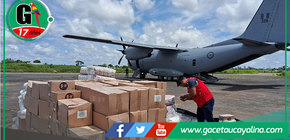 Trasladan más de 24 tn. de productos para servicio alimentario escolar en Ucayali