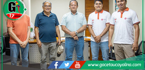 Alcalde de Atalaya se reúne con Cáritas para proyecto Amazonia Resiliente