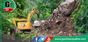 Derrumbe en kilómetro 269 bloquea carretera Paita-Yurimaguas