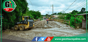 Municipalidad de Ucayali rehabilita puentes Maquia y 8 de Mayo
