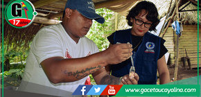 Municipalidad de Ucayali verifica cloro en agua de San Miguel