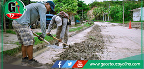 Municipalidad de Ucayali realiza mantenimiento en calles de Contamana