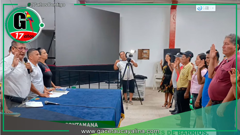 Más de 30 Juntas Vecinales juramentadas en Contamana