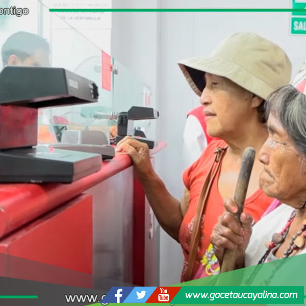 Sepahua: Banco de la Nación beneficia a mayores