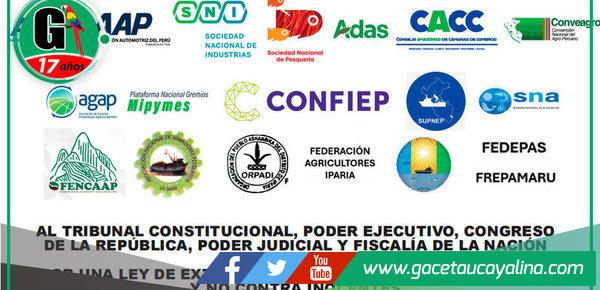 Gremios empresariales piden revisar y mejorar ley de extinción de dominio