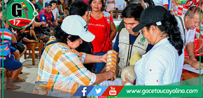 Sepahua entrega víveres a adultos mayores vulnerables