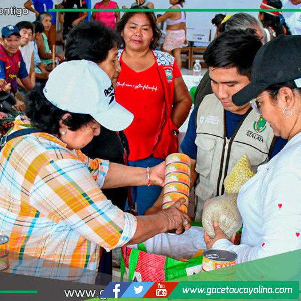Sepahua entrega víveres a adultos mayores vulnerables