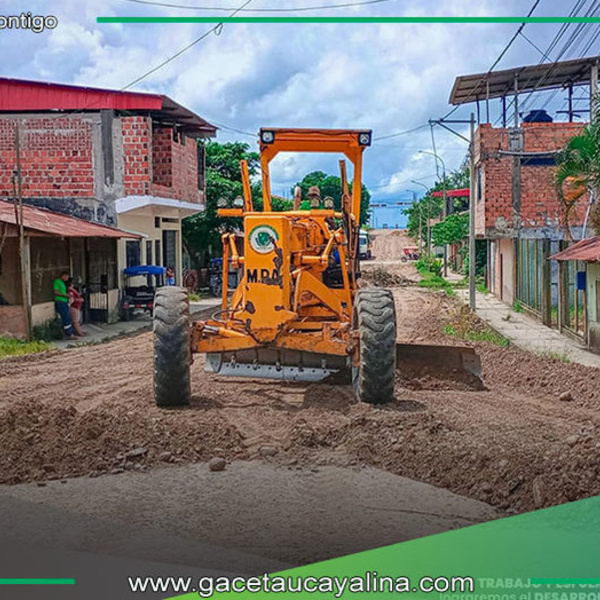 Municipalidad de Atalaya ejecuta trabajos en calles clave de la ciudad