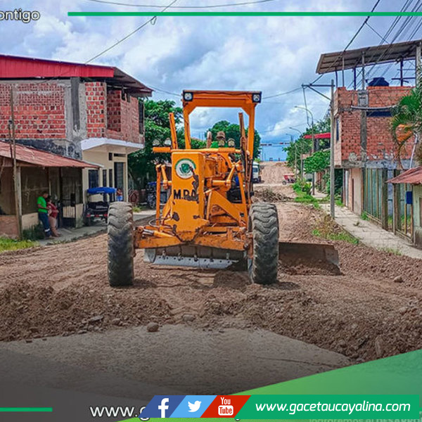 Municipalidad de Atalaya ejecuta trabajos en calles clave de la ciudad